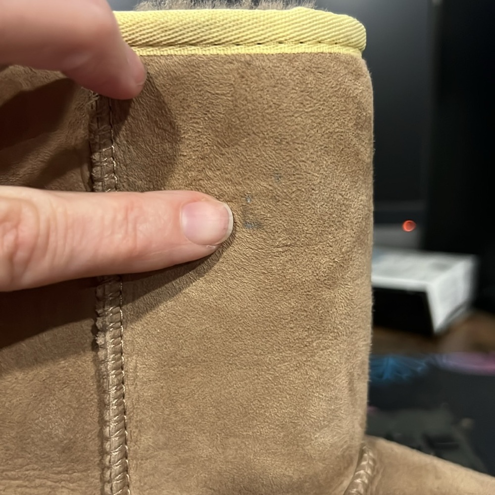 UGG Classic 2 tone short boot tan/orange size US 6 EU 38 - Picture 7 of 7